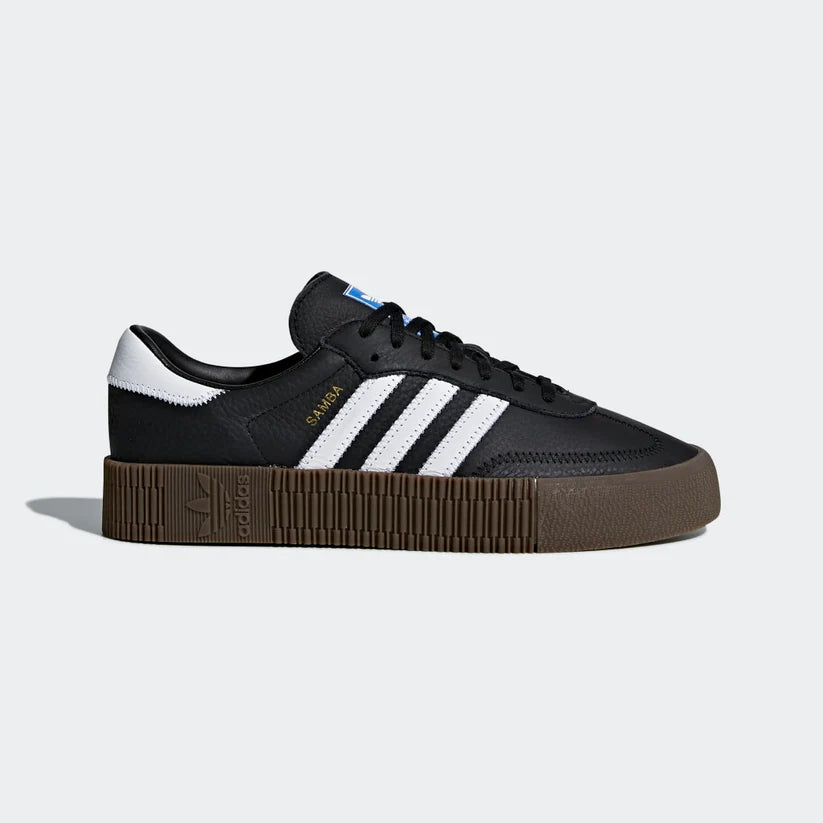 ADIDAS SAMBA HIGH SOLE BLACK