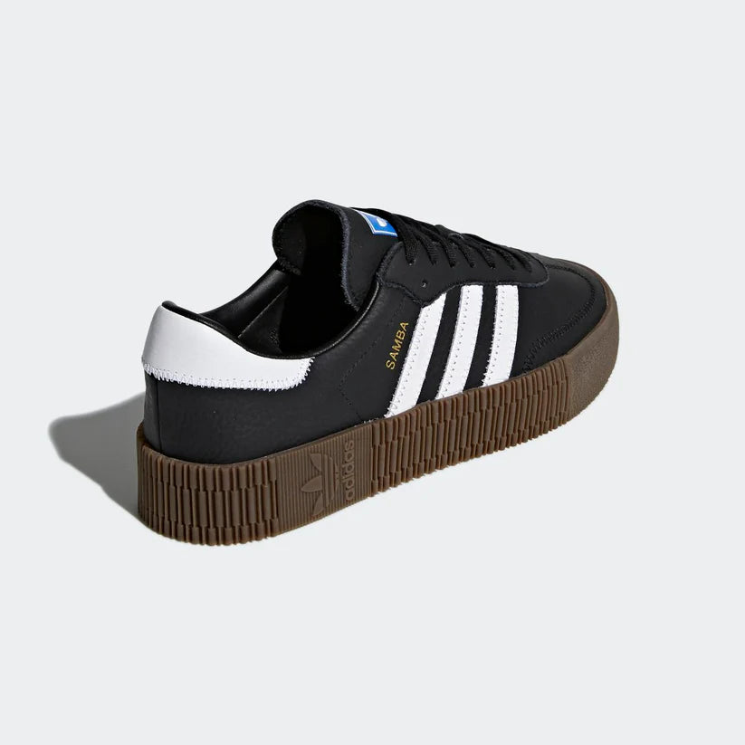 ADIDAS SAMBA HIGH SOLE BLACK